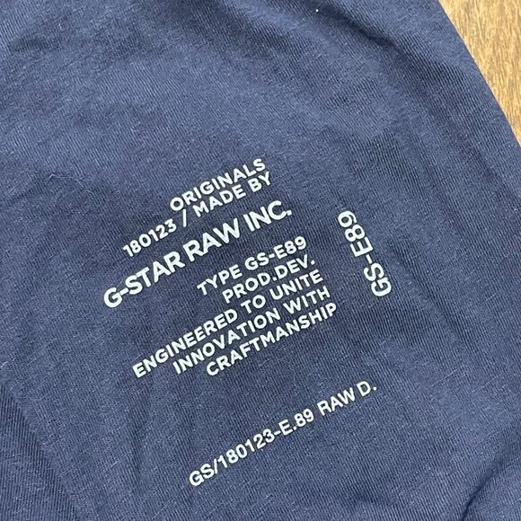 G-Star Raw Long Sleeve Tee Women's Size Small V Neck T-Shirt Cradle to Cradle - Picture 5 of 8